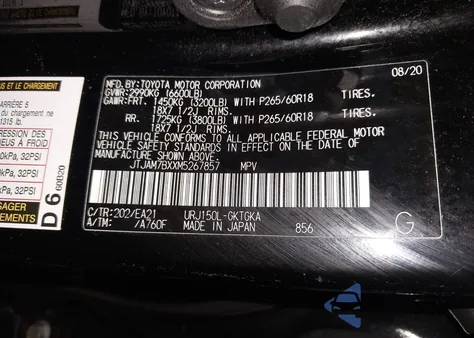 2021 Lexus Gx 460 Premium from USA, damaged, VIN JTJAM7BXXM5267857